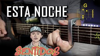 Yahritza Y Su Esencia  Esta Noche  Tutorial GUITARRA Acustica  Letra Y Acordes GuitarEp [upl. by Hamner]