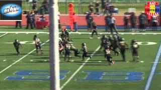 DiggaZone 2014 AAU 8u Super Bowl Pride VS Buccs Incredible [upl. by Lledyl915]