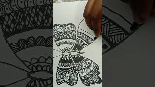 Mandala art mandala sketch shorts shortsvideo [upl. by Enelrad]