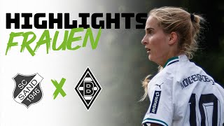 Auswärts beim Spitzenreiter  SC Sand  Borussia  2 FrauenBundesliga  FohlenHighlights [upl. by Nacul]