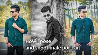 Live photoshoot  outdoor photoshoot  best poses for men like a model  portrait photography [upl. by Eiramrebma58]