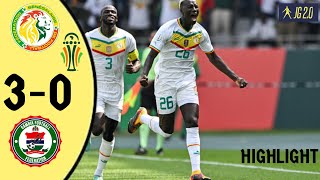 Senegal vs Gambia 3 0 Afcon 2024 highlights amp all goals [upl. by Cutcheon916]