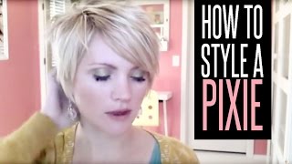 How to Style a Pixie Haircut [upl. by Diarmit]