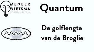 Natuurkunde uitleg Quantum 4 De golflengte van de Broglie [upl. by Caresse]