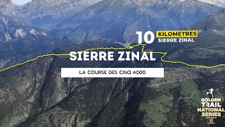 Trail Sierra Zinal 2024  Golden Trail Series  Parcours  Course  Live [upl. by Ecyt]