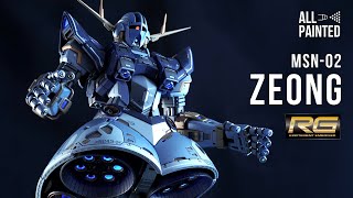 【ガンプラ全塗装】RG ZEONG（RG ジオング） [upl. by Walsh]