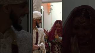 Bride claps her way to her inlaws youtubeshorts wedding shortsvideo viral shaadi bride [upl. by Papst]