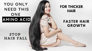 You Only Need This 1 AMINO ACID for Faster Hair Growth Get Thick Hair and Stop Hair Fall [upl. by Ahseinat]