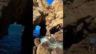 Absolutely gorgeous beach with crazy rock formations at Pfeiffer Beach beautiful beach rock [upl. by Willamina]