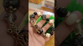 Ceramic Lucky Charm Bracelet Lucky Bracelet ceramicbracelet bracelet accessories fashion [upl. by Tiebout]