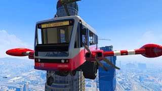 GTA 5 VERRÜCKTE FAHRZEUGE IN GTA 5 MEGA RAMPEN DURCHDREHEN [upl. by Onairda530]