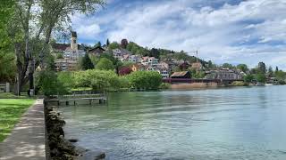 Park around the lake Zürich Switzerland 🇨🇭I Relaxing park I Great place to visit [upl. by Ayotahc]