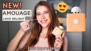 NEW AMOUAGE LOVE DELIGHT FIRST IMPRESSIONS amp REVIEW My Jaw DROPPED [upl. by Nered]