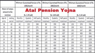 Atal Pension Yojna in Hindi How to apply for Atal Pension Yojna [upl. by Rasia214]