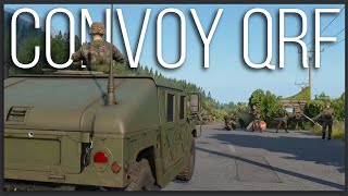 RESCUING AN AMBUSHED CONVOY  Arma Reforger Operation [upl. by Boorman]