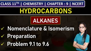 Class 11th Chemistry  Alkanes Nomenclature Isomerism amp Preparation  Problem 91 to 96 [upl. by Mendive]