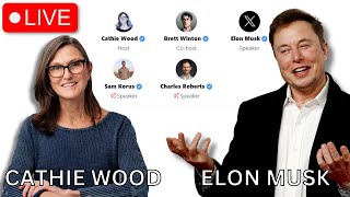 LIVE Elon Musk and Cathie Wood Discuss The Future [upl. by Ennaitsirhc]