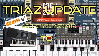 DUT DRUM TRIAZ GRATIS ASLI DARI KEYBOARD YAMAHA PSR  untuk ORG2021 [upl. by Rella]