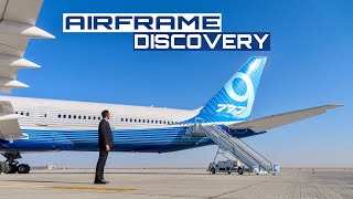 Boeing 777X  Airframe Walkaround  Dubai Airshow [upl. by Wurst]