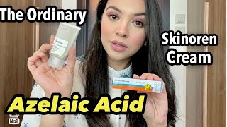 How To Use Azelaic Acid  Benefits  Best Products In Pakistan  The Ordinary VS Skinoren Cream [upl. by Eillim433]