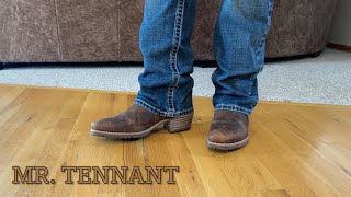 Ariat Hybrid Roughstock Square Toe Cowboy Boot unboxing and First Impressions [upl. by Halueb121]