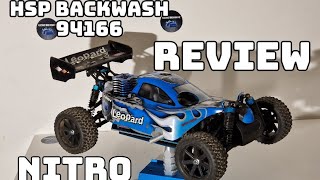 HSP BACKWASH REVIEW HSP 94166 RC BUGGY RC NITRO [upl. by Adnilak715]