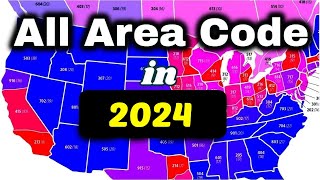 All Area Code List  Area codes in USA Areacode [upl. by Eillat]