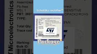 STMicroelectronics ST Series STPS3H100U Schottky rectifier SchottkyRectifier schottky [upl. by Dombrowski]