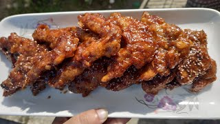 Honey Glazed Chicken WingsHoney Garlic Chicken Recipe [upl. by Phenica120]