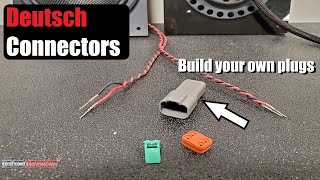 DEUTSCH Connector custom wiring Demonstration Video  AnthonyJ350 [upl. by Karel]