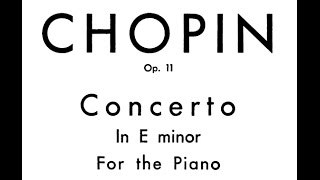 Chopin Piano Concerto No 1 in e minor Op 11 Zimerman [upl. by Johnsson318]