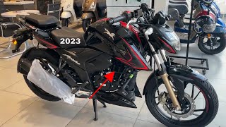 TVS Apache RTR 200 4V BS6 Phase2 2023 New Model Detailed Review With On Road Price  New Update [upl. by Jillana233]