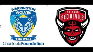 Salford V Warrington Wolves  Semifinal  College Premier Division 202324 [upl. by Marston]