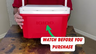 Unboxing Review and IceTest Igloo Cooler 2021 Edition  Cheris Favorite Things [upl. by Carver]