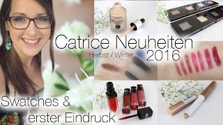 Catrice DIE Neuheiten 2016 I Swatches amp erster Eindruck Herbst  Winter [upl. by Amal]