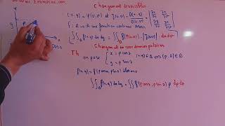 intégrales doubles  changement de coordonnées polaires  Partie 5 [upl. by Yggam]