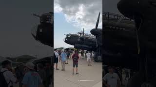 Canadian Warplane Heritage Museum’s might Lancaster bomber at Oshkosh 2024 osh24 wwiiaircraft [upl. by Nottus]