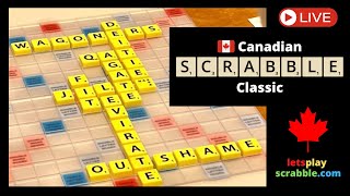 Canadian Scrabble Classic LIVE Games 13 [upl. by Knudson788]