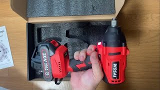 WOSAI 600NM ELECTRIC IMPACT WRENCH 알리 전동 임팩 개봉기 [upl. by Erb]