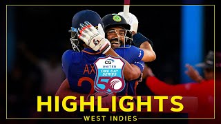 Highlights  West Indies v India  Patel Fires India to SeriesClinching Win  2nd CG United ODI [upl. by Ahders]