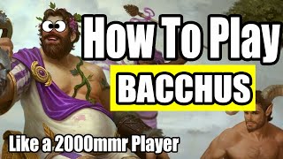 How to Play Bacchus Like a 2000mmr player [upl. by Milly178]