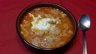 Sopa de ajo  RECETA DE MI ABUELA [upl. by Adora]