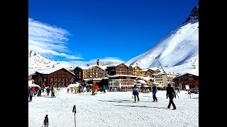 Tignes 2018 Le Lac Centre to Rue des Almes and back Place des Drapeaux with GoPro by Car [upl. by Leinoto453]