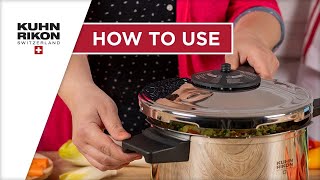 DUROMATIC® Pressure Cooker how to steam off  KUHN RIKON [upl. by Subak317]