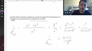 How to calculate interplanar spacing [upl. by Aisan]