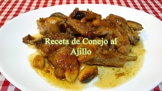 Conejo al ajillo receta original [upl. by Hcire]