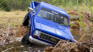 110 Scale RC Car  RC4WD CHEVROLET K10 SCOTTSDALE Offroad Driving 5 [upl. by Lammond]