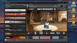 Audiofier Riffendium X para KONTAKT 7Grande Som [upl. by Monarski]