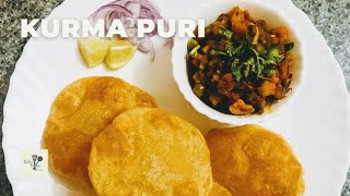 Kurma Puri Recipe  Simple easy breakfast recipe  How to make Kurma Puri  Rashmis Kitchen [upl. by Killigrew]