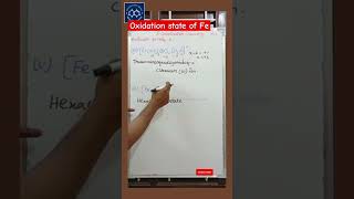 Find the oxidation state of metal ion in coordination compounds neet shortvideo chemistry [upl. by Eltsyek270]